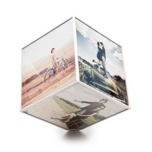 portafoto a forma di cubo, regali per lui personalizzati