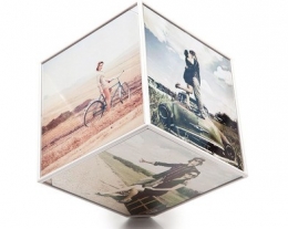 portafoto a forma di cubo, regali per lui personalizzati