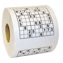 carta igienica sudoku, gadget divertenti, regali scherzosi, idea regalo per gli amanti del sudoku