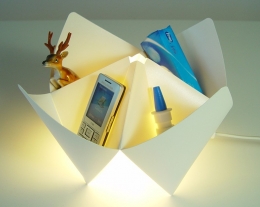 lampada porta oggetti, regali di design per la casa, regali utili per uomo