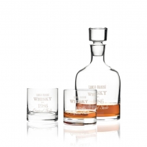 set da whisky personalizzabile con incisione, regali per chi ama il whisky, idee regalo uomo