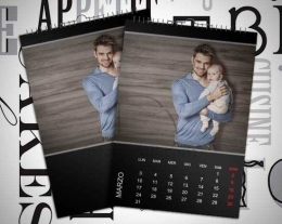 Calendario personalizzato per lui, idee regalo uomo e ragazzo