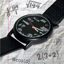 orologio da polso matematico, regali per lui, idee regalo per secchioni