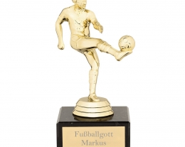 statuina re del calcio personalizzabile con incisione, regalo personalizzato calcio, regali personalizzati per lui